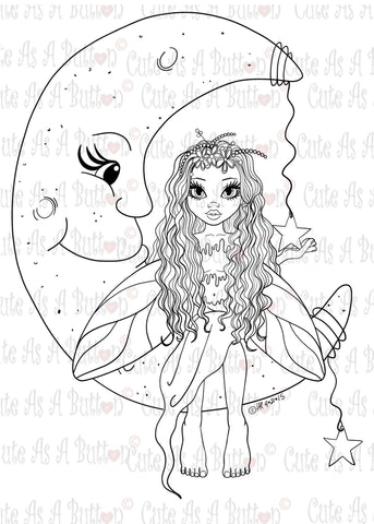 IMG00395 Moon Fairy Digital Digi Stamp