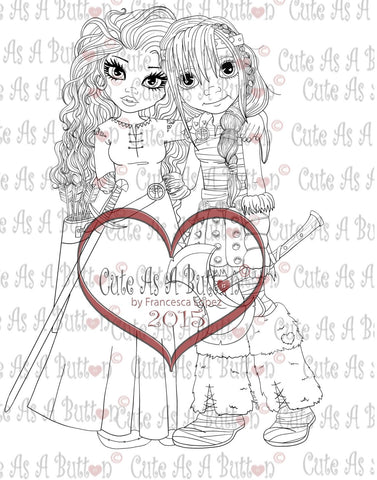 IMG00266 Besties - A Sweet Friendship Digital Digi Stamp